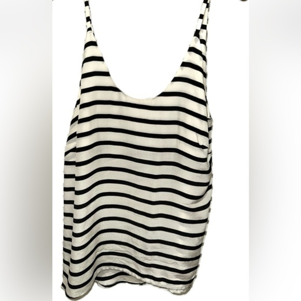 Olivaceous Silk Scoop Back Top